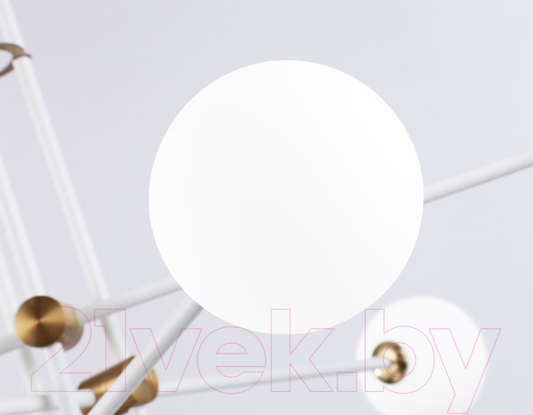Изображение товара Люстра Ambrella Traditional TR2521/6 WH/BS (белый/латунь)