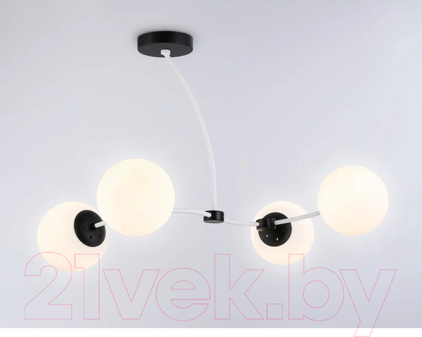 Изображение товара Люстра Ambrella Traditional TR2542/4 WH/BK (белый/черный)