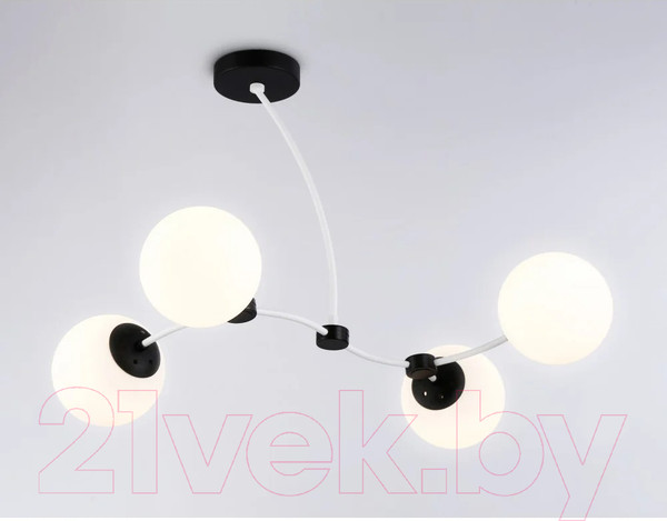 Изображение товара Люстра Ambrella Traditional TR2542/4 WH/BK (белый/черный)
