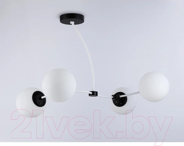 Изображение товара Люстра Ambrella Traditional TR2542/4 WH/BK (белый/черный)