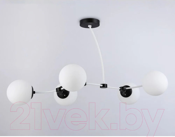 Изображение товара Люстра Ambrella Traditional TR2546/5 WH/BK (белый/черный)