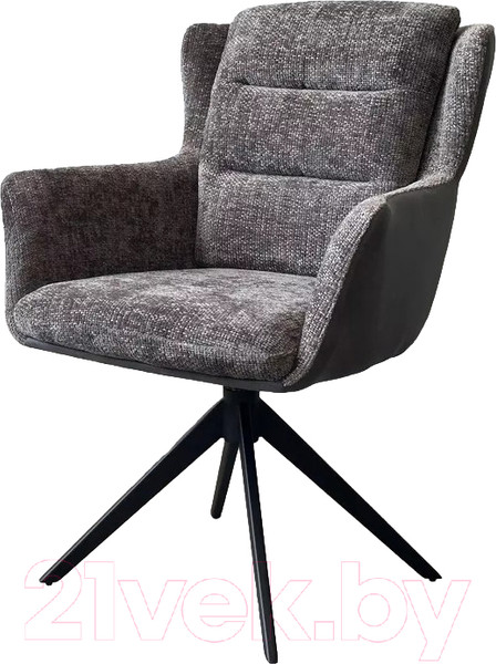 Изображение товара Стул M-City Garland / 621M05603 (haga-16 серый ткань/gino-457 серый ткань/черный)