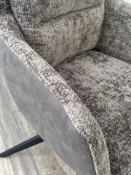 Изображение товара Стул M-City Garland / 621M05603 (haga-16 серый ткань/gino-457 серый ткань/черный)