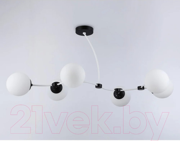 Изображение товара Люстра Ambrella Traditional TR2552/6 WH/BK (белый/черный)