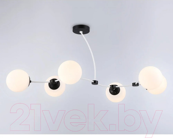 Изображение товара Люстра Ambrella Traditional TR2552/6 WH/BK (белый/черный)