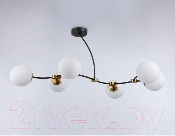 Изображение товара Люстра Ambrella Traditional TR2555/6 BK/SB (черный/бронза)