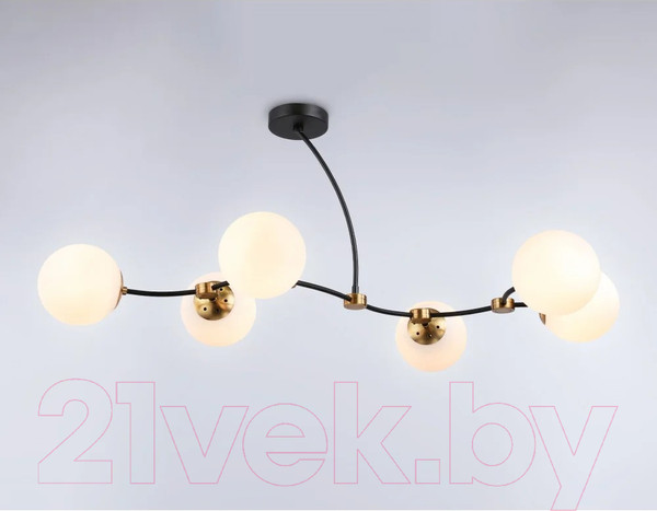 Изображение товара Люстра Ambrella Traditional TR2555/6 BK/SB (черный/бронза)