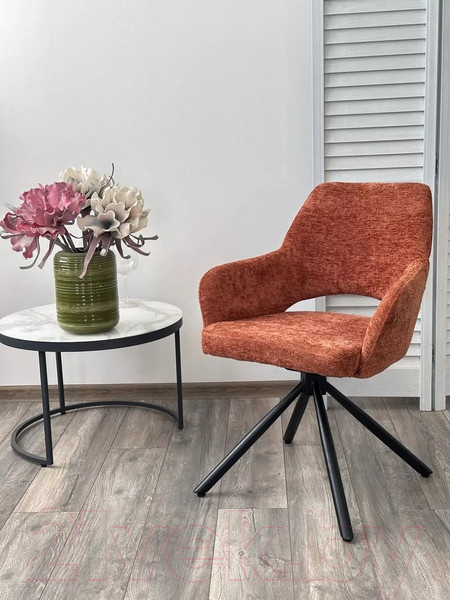 Изображение товара Стул M-City Nuri / 629M05437 (3018-09 терракотовый шенилл/черный)