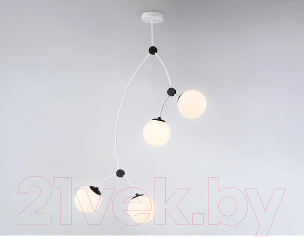 Изображение товара Люстра Ambrella Traditional TR2572/4 WH/BK (белый/черный)