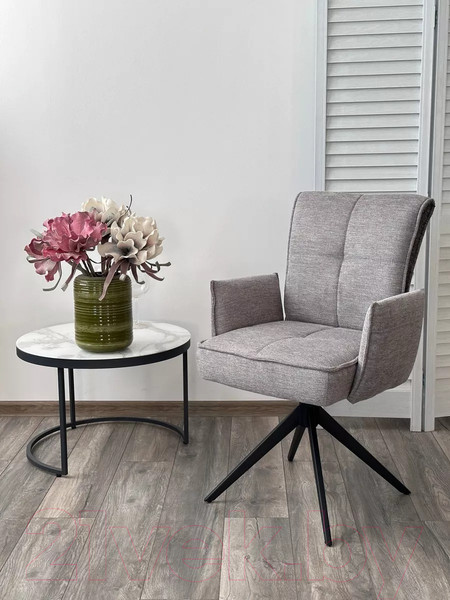 Изображение товара Стул M-City Ponce / 621M05621 (brego-07 серый ткань/XD841-16 серый букле/черный)