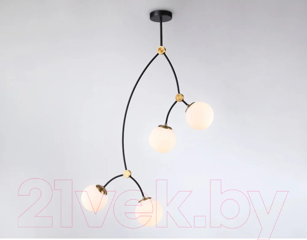 Изображение товара Люстра Ambrella Traditional TR2575/4 BK/SB (черный/бронза)