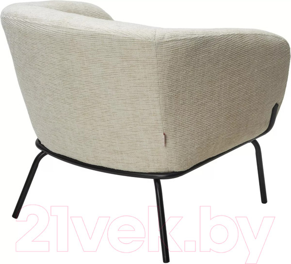 Изображение товара Кресло мягкое M-City Harper / 629M05439 (modica-040 бежево-белый ткань/черный)