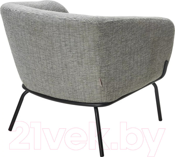 Изображение товара Кресло мягкое M-City Harper / 629M05440 (modica-314 серый ткань/черный)