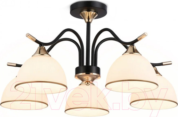 Изображение товара Люстра Ambrella Traditional TR3162/5 BK/FGD (черный/золото)