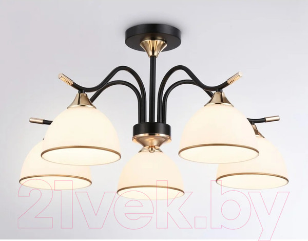 Изображение товара Люстра Ambrella Traditional TR3162/5 BK/FGD (черный/золото)