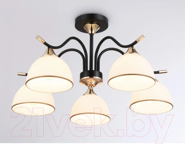 Изображение товара Люстра Ambrella Traditional TR3162/5 BK/FGD (черный/золото)