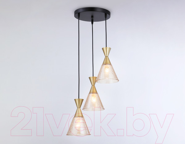 Изображение товара Люстра Ambrella Traditional TR3175/3 BK/GD (черный/золото)