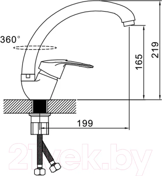 Изображение товара Смеситель Эверест B59-023