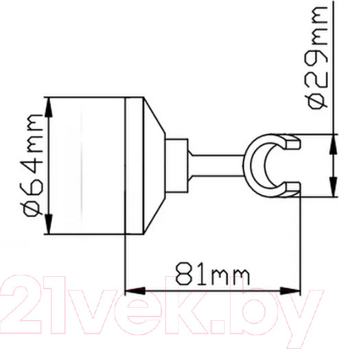 Изображение товара Душевой держатель Potato P32