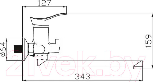 Изображение товара Смеситель Potato P22214