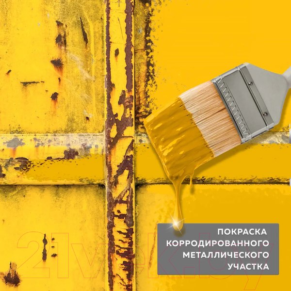Изображение товара Грунт-эмаль Farbitex По ржавчине 3в1 (800г, черный)