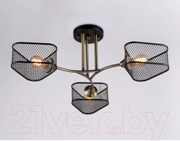 Изображение товара Люстра Ambrella Traditional TR80171/3 SB/BK (бронза/черный)