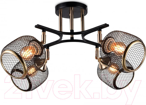 Изображение товара Люстра Ambrella Traditional TR80177/4 BK/FGD (черный/золото)