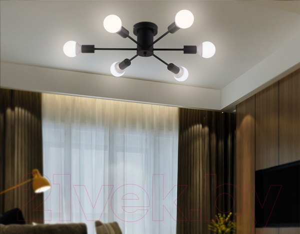 Изображение товара Люстра Ambrella TR80402/6 BK (черный)