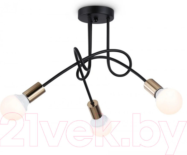 Изображение товара Люстра Ambrella Traditional TR80415/3 BK/GD (черный/золото)