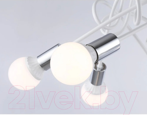 Изображение товара Люстра Ambrella Traditional TR80417/5 WH/CH (белый/хром )