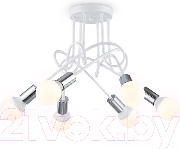 Изображение товара Люстра Ambrella Traditional TR80417/5 WH/CH (белый/хром )