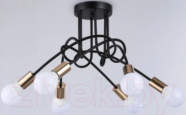 Изображение товара Люстра Ambrella Traditional TR80419/5 BK/GD (черный/золото)
