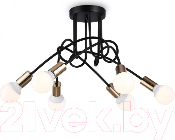 Изображение товара Люстра Ambrella Traditional TR80419/5 BK/GD (черный/золото)