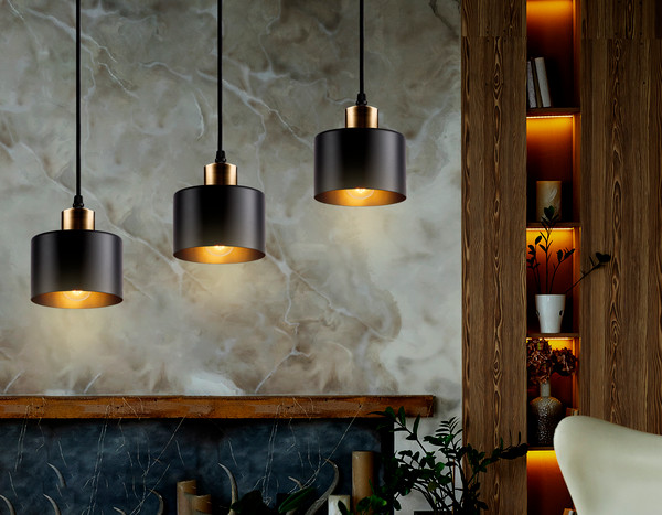 Изображение товара Люстра Ambrella Traditional TR8118/3 BK/BS (черный/латунь)