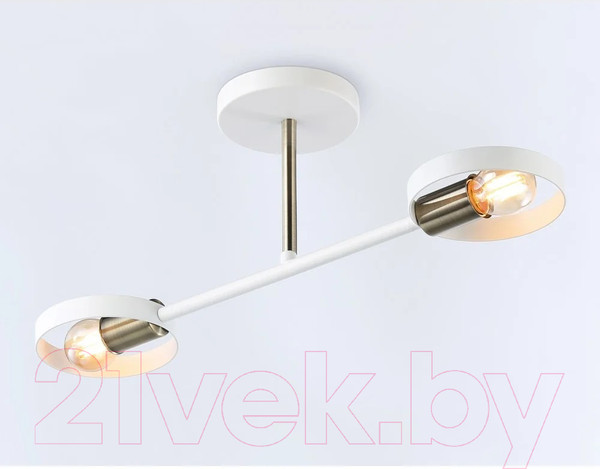 Изображение товара Потолочный светильник Ambrella Traditional TR8222/2 WH/SB (белый/бронза)