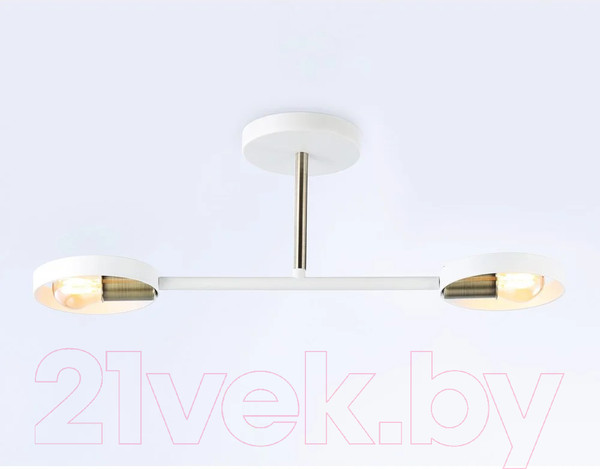 Изображение товара Потолочный светильник Ambrella Traditional TR8222/2 WH/SB (белый/бронза)
