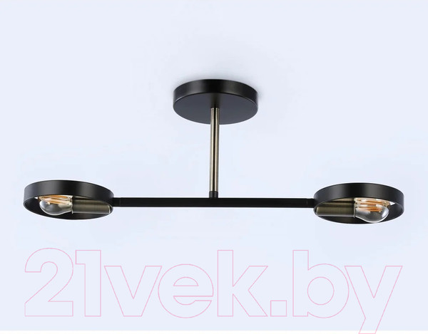 Изображение товара Потолочный светильник Ambrella Traditional TR8225/2 BK/SB (черный/бронза)