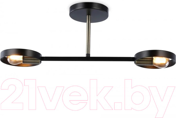 Изображение товара Потолочный светильник Ambrella Traditional TR8225/2 BK/SB (черный/бронза)
