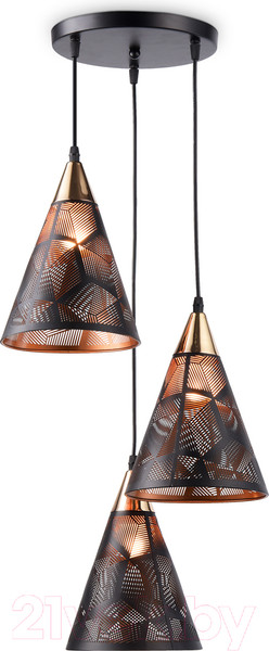 Изображение товара Люстра Ambrella Traditional TR8435/3 BK/FGD (черный/золото)