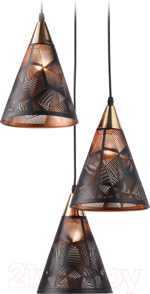 Изображение товара Люстра Ambrella Traditional TR8435/3 BK/FGD (черный/золото)