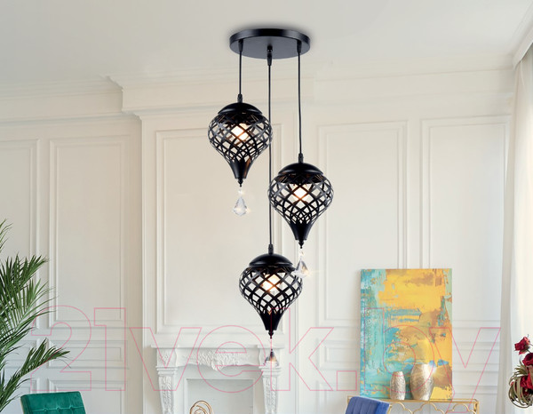 Изображение товара Люстра Ambrella Traditional TR8444/3 BK (черный)