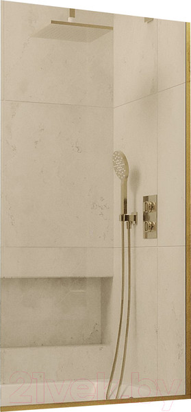 Изображение товара Стеклянная шторка для ванны MaybahGlass MGV-250-3у (бронзовое стекло/золотой)