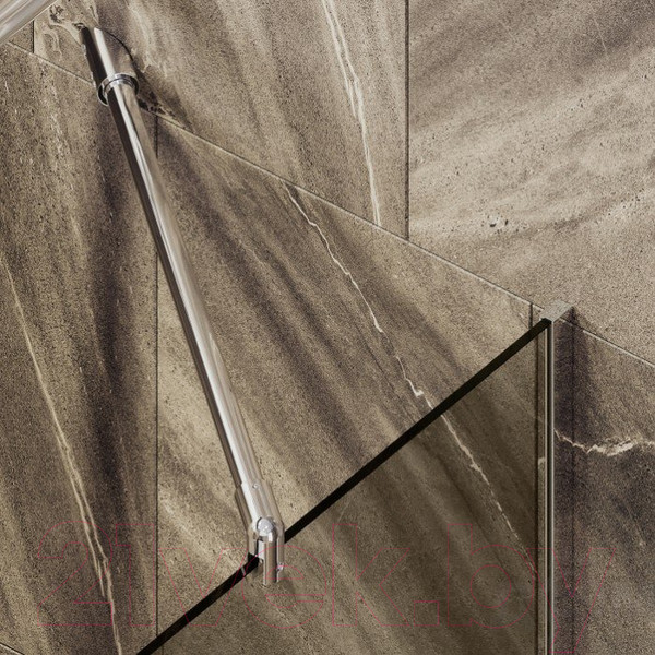 Изображение товара Стеклянная шторка для ванны MaybahGlass MGV-147-4у (бронзовое стекло/хром глянцевый)