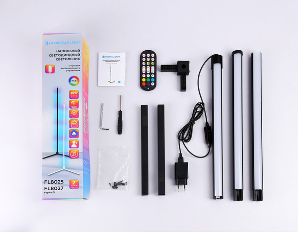 Изображение товара Торшер Ambrella FL8022 BK (черный)