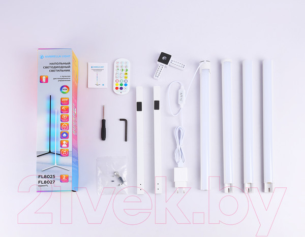 Изображение товара Торшер Ambrella FL8025 WH (белый)