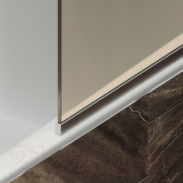 Изображение товара Стеклянная шторка для ванны MaybahGlass MGV-147-5у (бронзовое стекло/хром матовый)