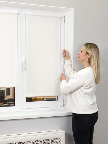 Изображение товара Рулонная штора Lm Decor LM 65-01 38x160 (молочный)