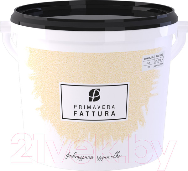 Изображение товара Грунтовка Primavera Fattura фактурная (1л, белый)