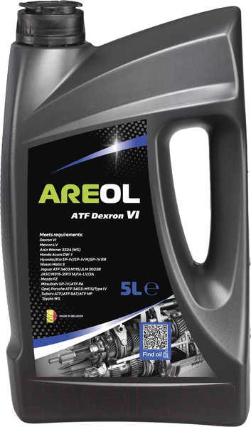 Изображение товара Жидкость гидравлическая Areol ATF D VI / AR082 (5л)