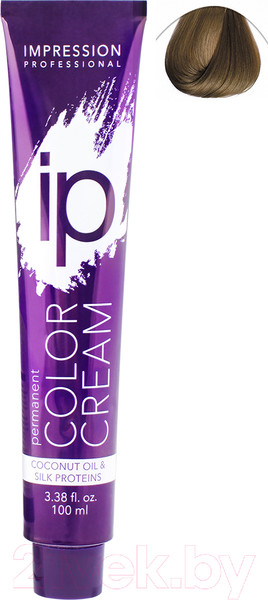 Изображение товара Крем-краска для волос Impression Professional Ip 8.07 (100мл, светлый блонд натурально-коричневый)